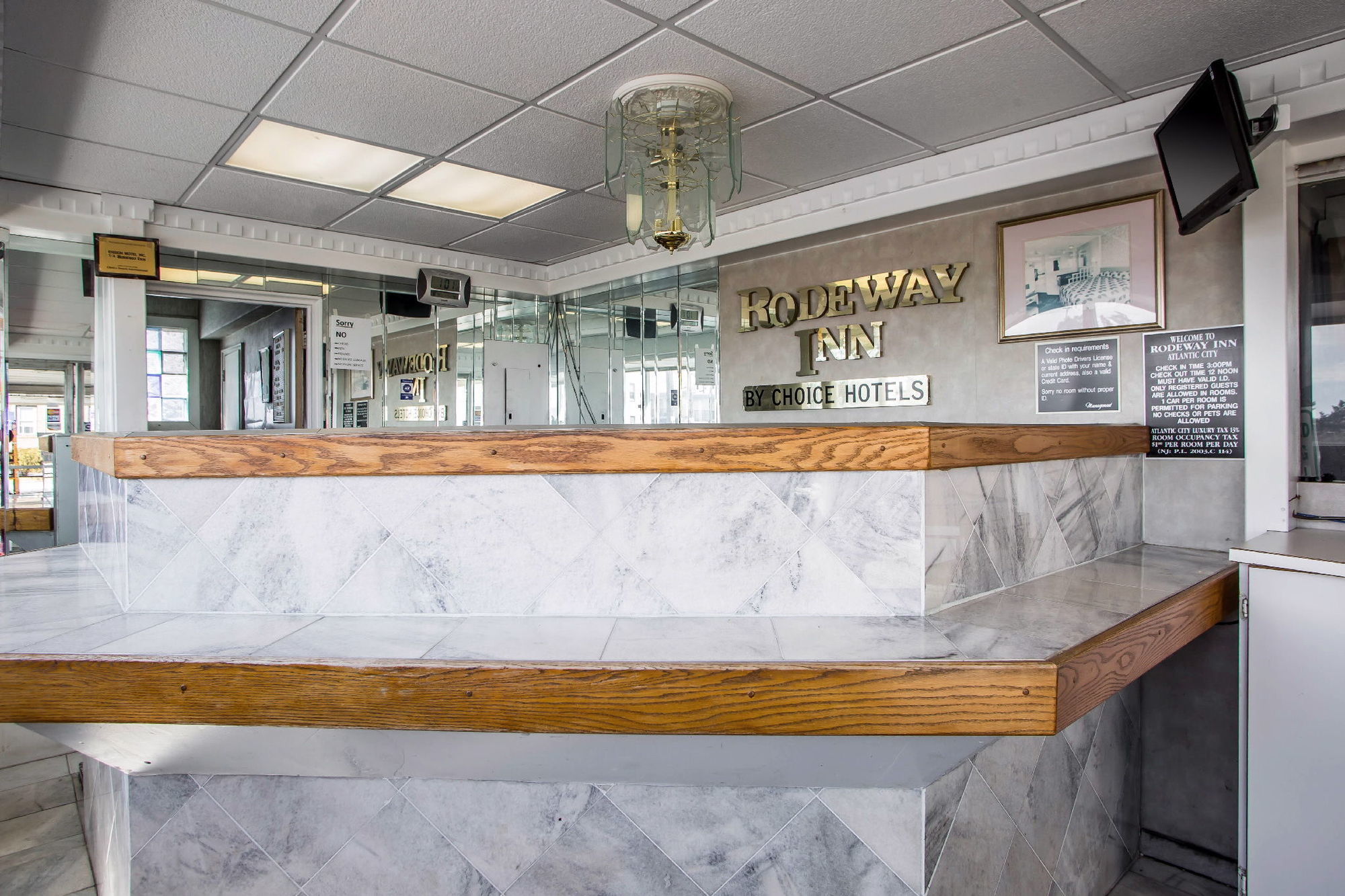 Downbeach Inn Atlantic City Beltér fotó